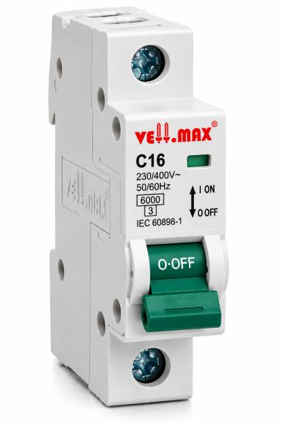 16A Miniature Circuit Breaker (MCB) Vellmax