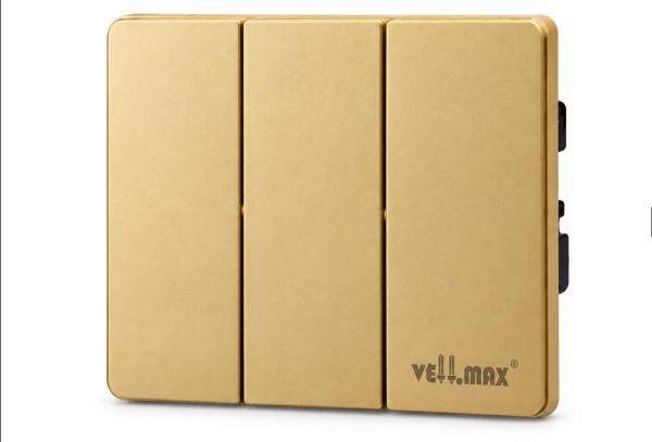3 Gang 2 Way Vellmax Gold Switch 5003 Series