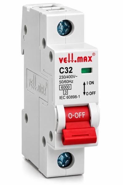 32A Miniature Circuit Breaker (MCB) Vellmax