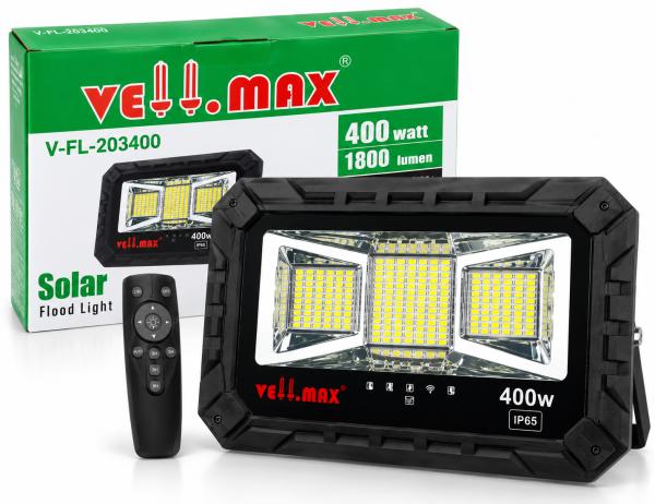 400W Solar FloodLight Vellmax 203400 series