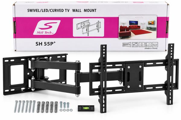TV Wall Mount-Swivel/LED/Curved Skil Tech SH 55P+