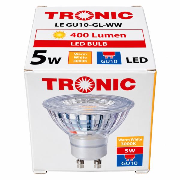5W GU10 LED SILVER TRONIC WARM WHITE