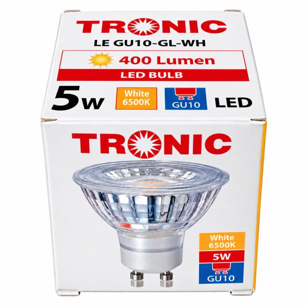 5W GU10 LED SILVER TRONIC WHITE