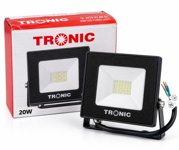 20W LED Flood Light Tronic SL 3079-02-BK-DL