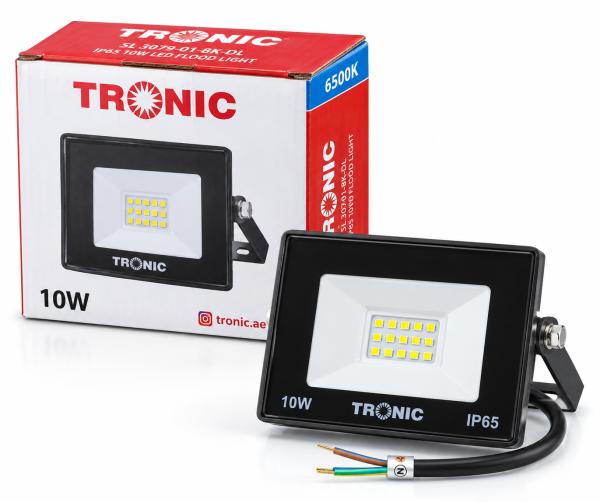 10W LED Flood Light Tronic IP65 SL 1079-01-BK-DL