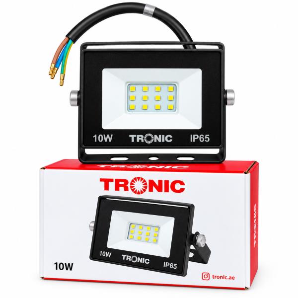 10W AC FLOODLIGHT TRONIC BLACK