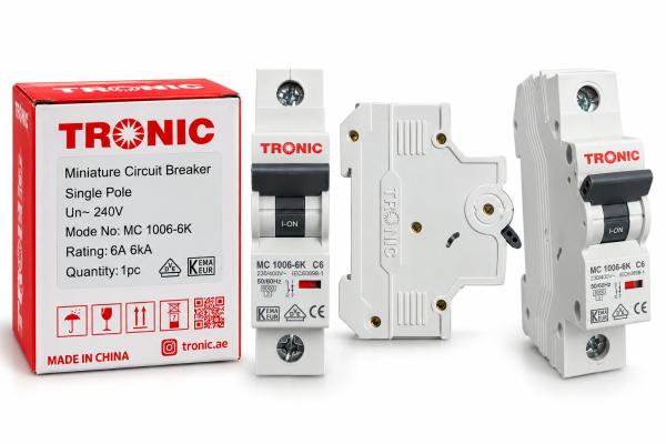 6A MCB Miniature Circuit Breaker Tronic MC 1006-6K C6