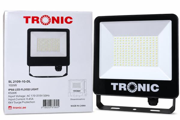 100W AC FLOODLIGHT BLACK DAYLIGHT TRONIC