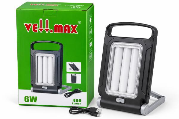 6W Vellmax Rechargeable Emergency Light V-EM-12602 