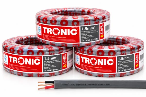 1.5mm Twin With Earth Tronic Cable