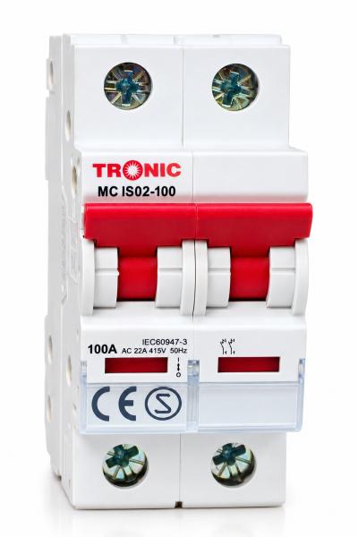 100A Double Pole Isolator 