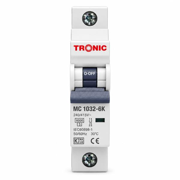 32A Miniature Circuit Breaker Tronic MC 1032-6K