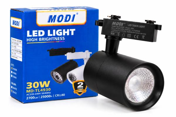 30W TRACKLIGHT RAIL BODY BK/WH MODI TL4930 A170