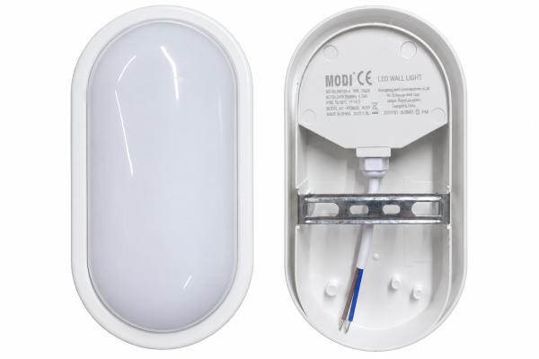 18W OVAL BULKHEAD BODY WHITE MODI WHITE 18415R