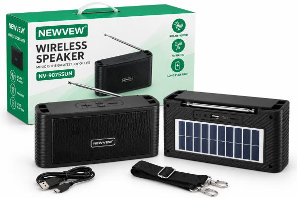 Newvew NV-9075SUN Solar Wireless Speaker