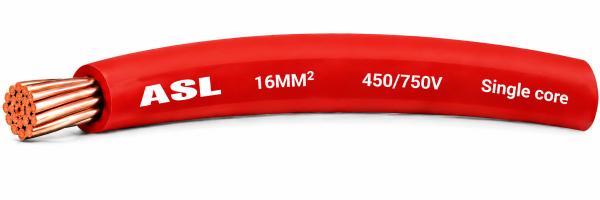 16MM ASL SINGLE RED PER METER