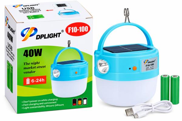 DPLIGHT 40W RECHARGEABLE WITH SOLAR
