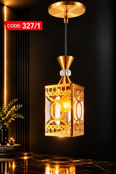 Gold Crystal Pendant Light Code 327/1