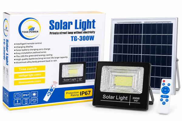 TOGE 300W SOLAR FLOODLIGHT
