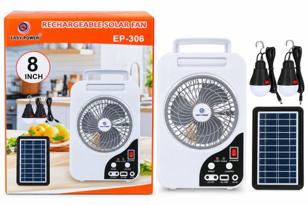 SOLAR RECHARGEABLE FAN