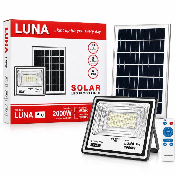Luna Pro Solar LED Flood Light 