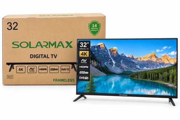 SolarMax 32" Digital TV frameless