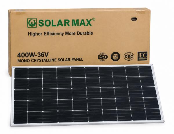 SolarMax 400W 36V Mono Crystalline Solar Panel