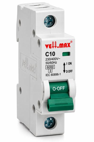 10A Miniature Circuit Breaker (MCB) Vellmax