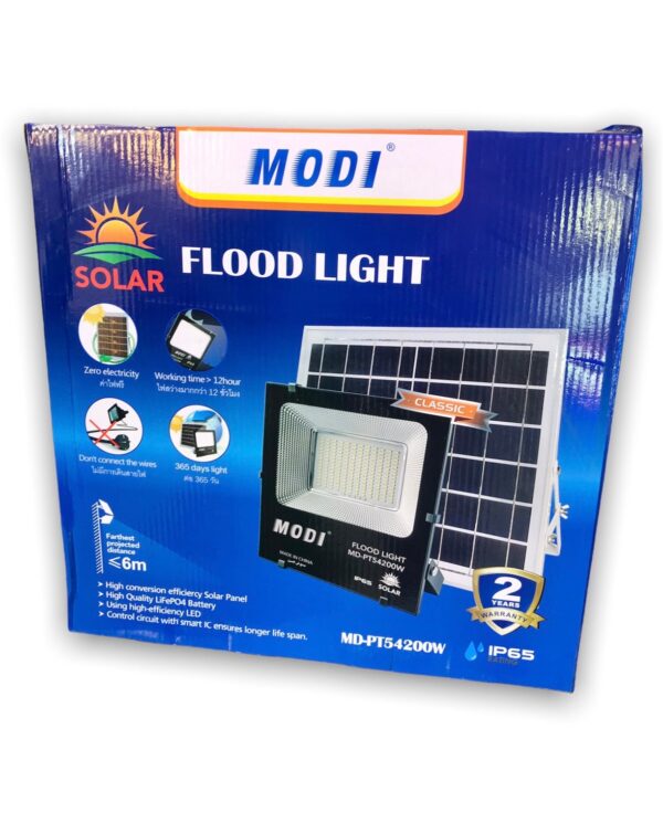 MODI 200W LED SOLAR FLOODLIGHT