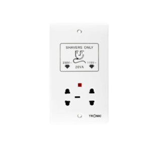 SHAVER SOCKET WHITE